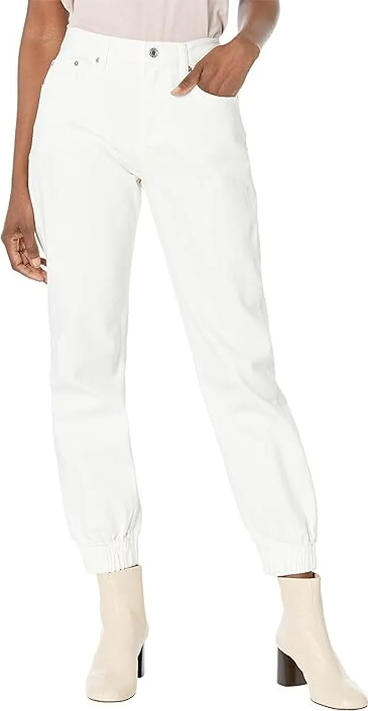 MICHAEL Michael Kors Boyfriend Denim Joggers in Bone (Bone) Women's Jeans