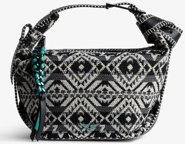 Le Cecilia Folk Jacquard Bag