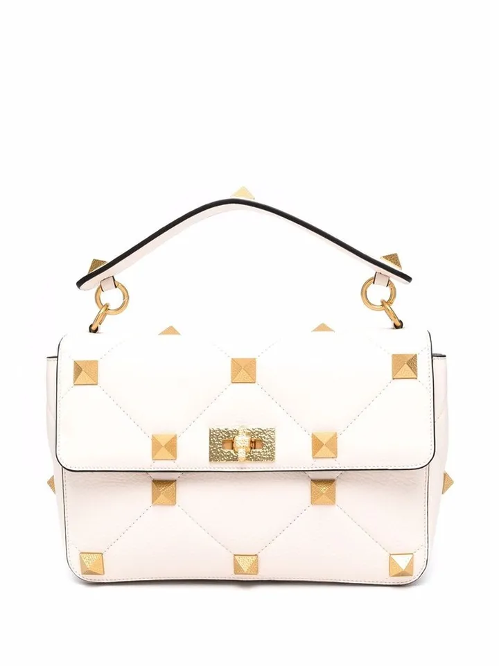 Roman Stud leather tote bag