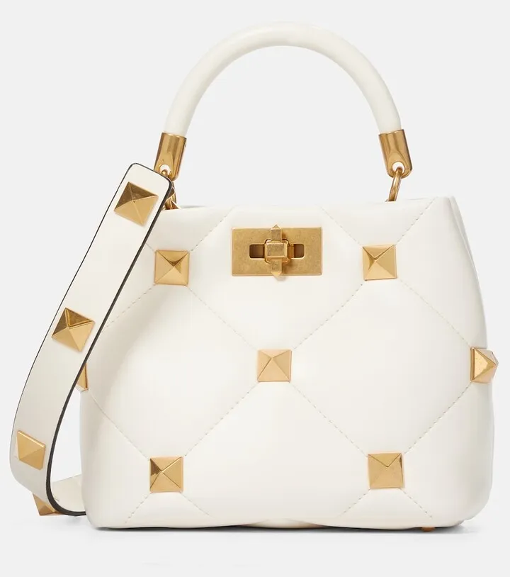 Valentino Garavani Roman Stud Small leather tote