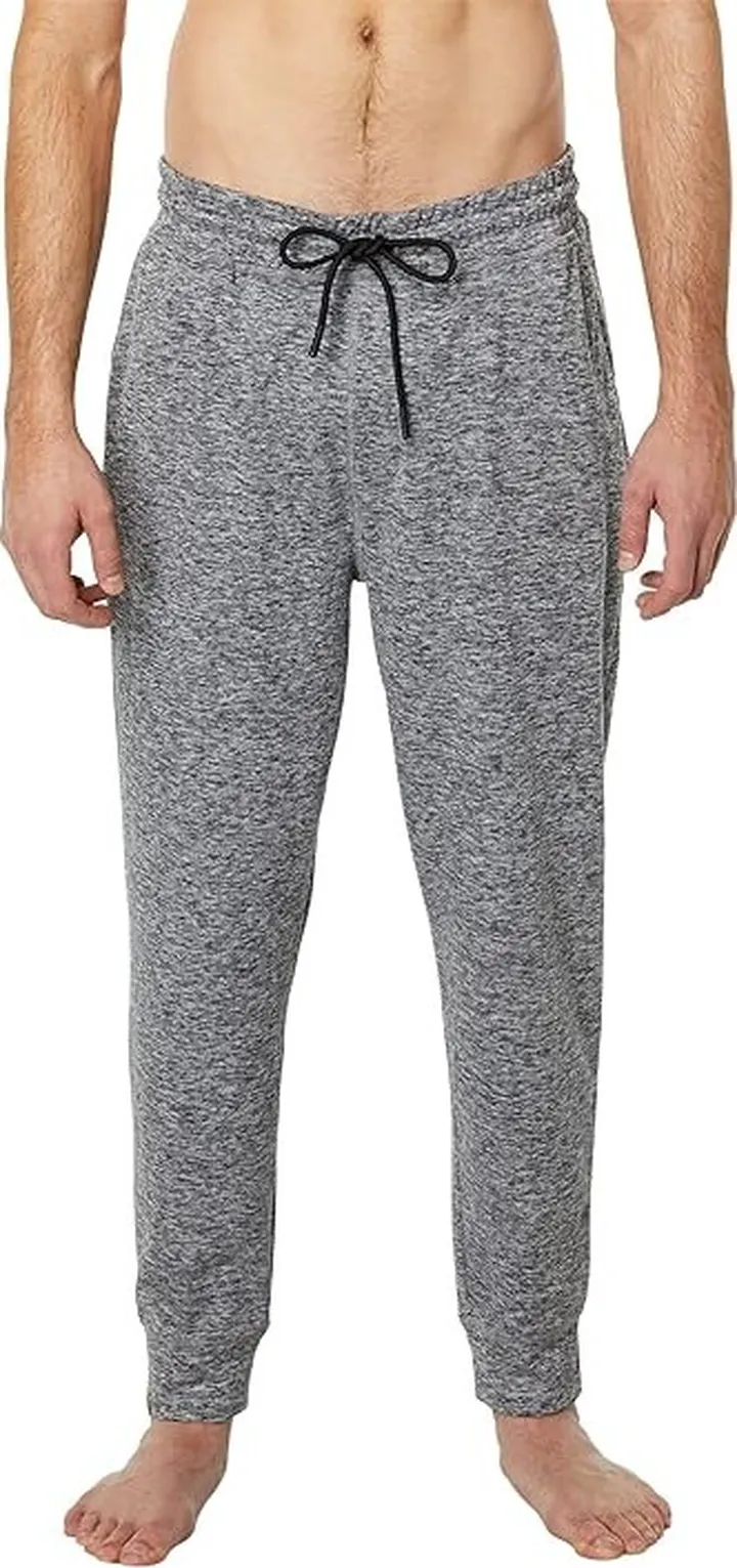 Barefoot Dreams Malibu Collection(r) Butterchic Knit Heavy Joggers (Medium Heather Gray) Men's Casual Pants