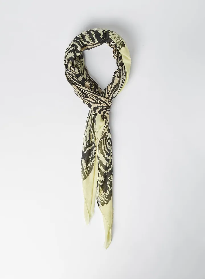 Zebra Print Scarf