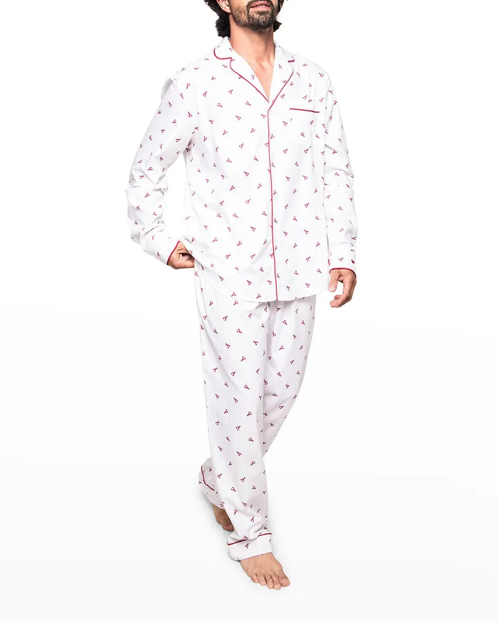 Men's Brixham Lobsters Pajama Set