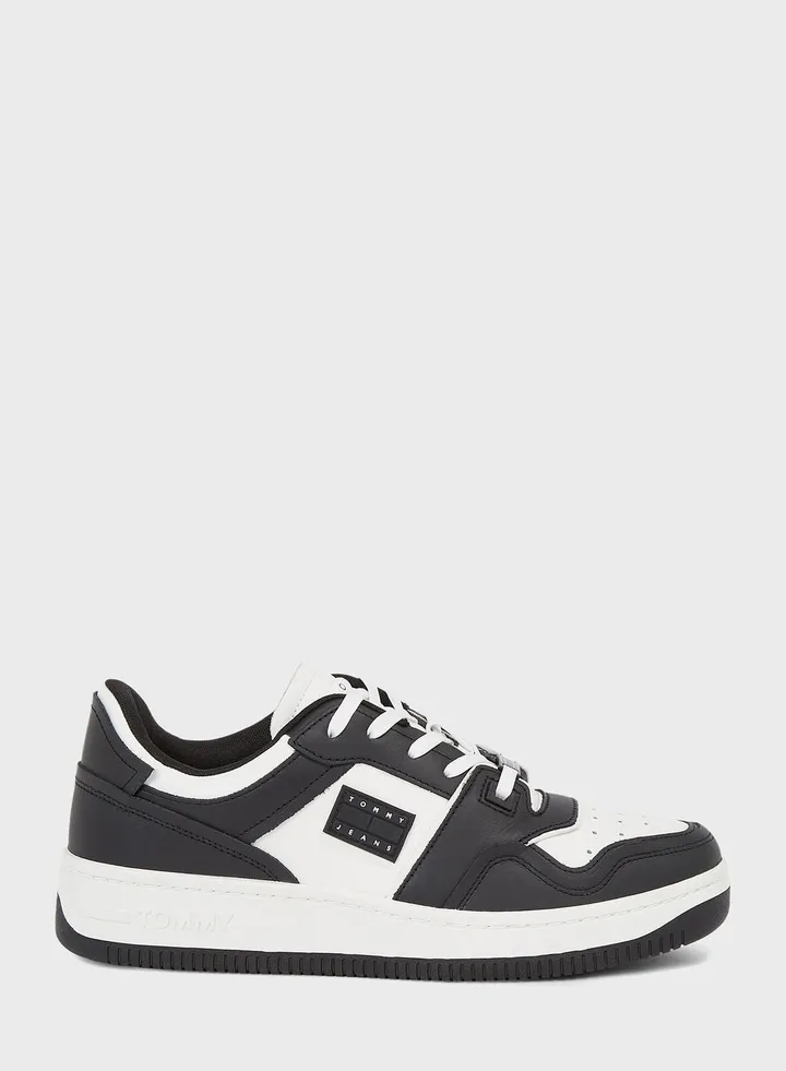 Logo Print Low Top Sneakers