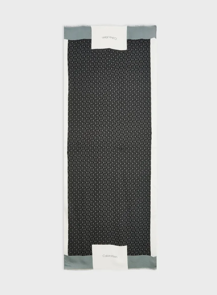 Logo Deatiled Scarf