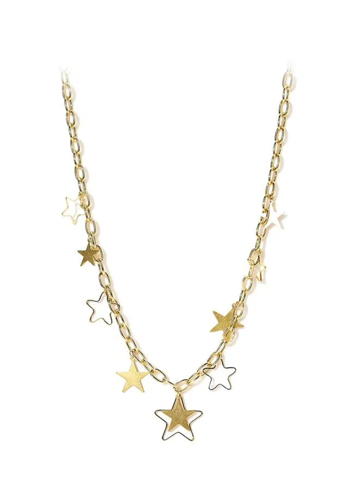 Embellished Short Necklace With Lobster Clasp