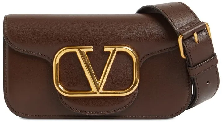 Mini Locò leather crossbody bag
