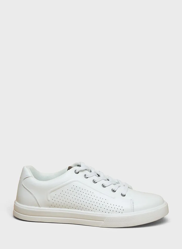 Lace Up Low Top Sneakers
