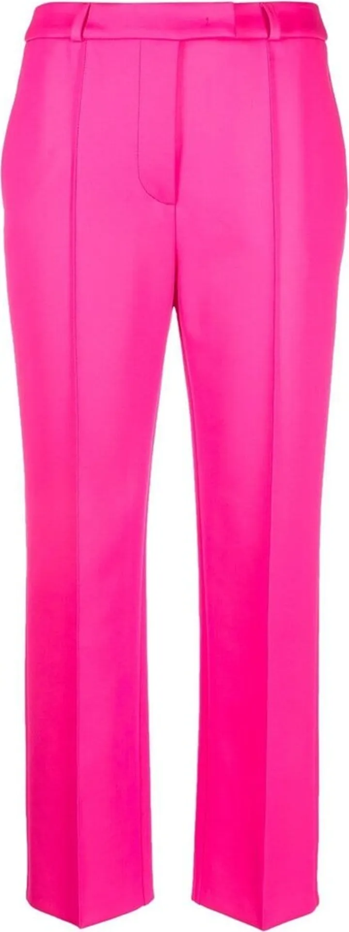 High-Waisted Cropped Trousers