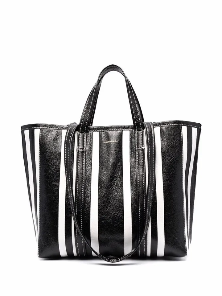 large Barbes East-West striped shopper tote