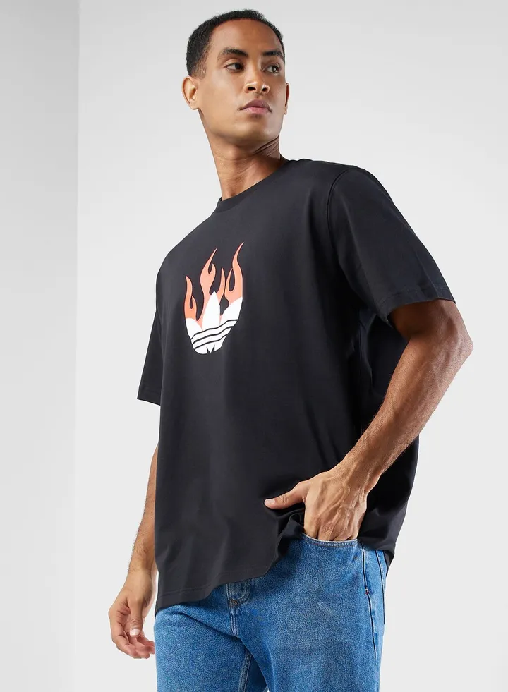 Flames Logo T-Shirt