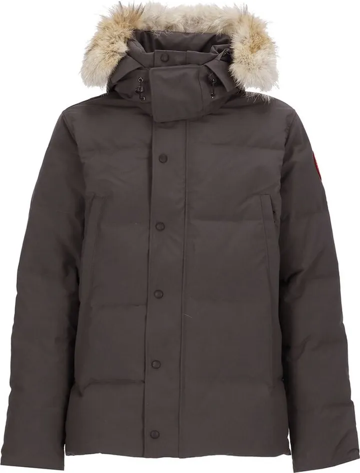 Canada Goose Wyndham Logo Patch Parka Coat