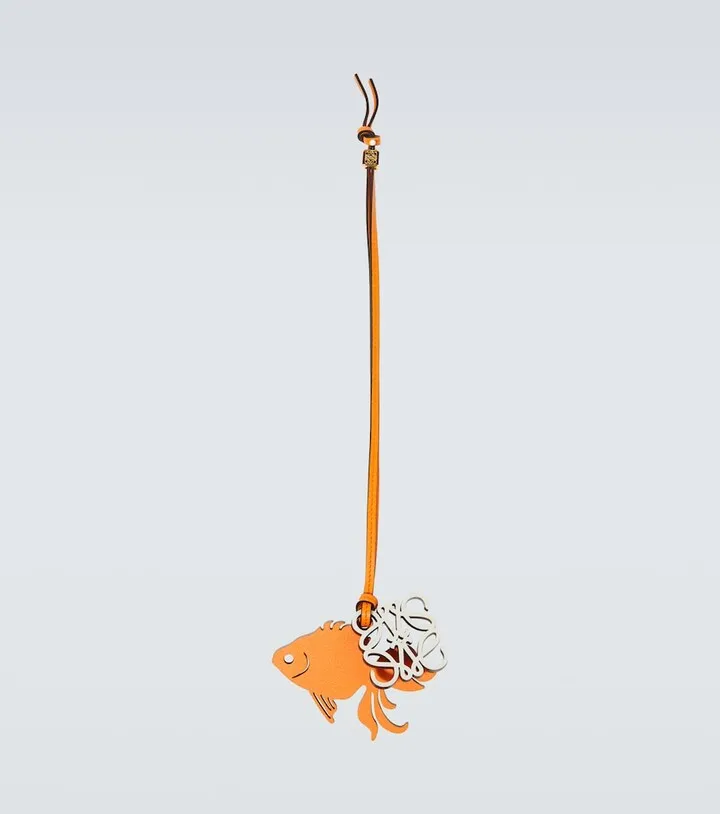 Anagram leather charm