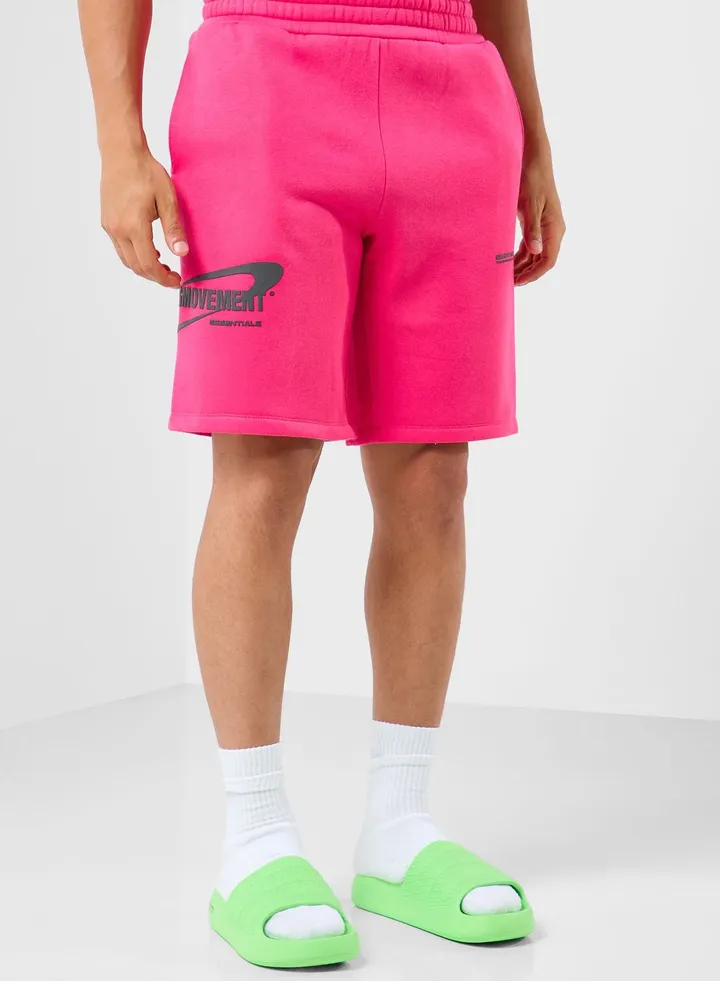 Space Printed Shorts