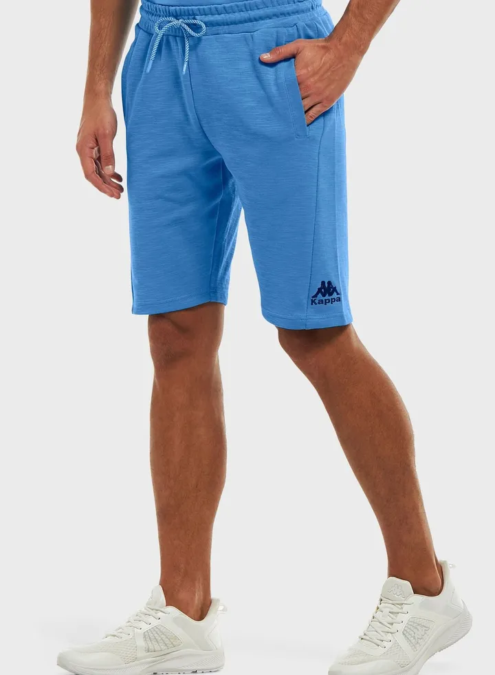 Logo Detail Shorts with Pockets and Elastica