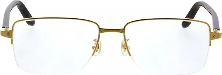 Cartier Rectangle Semi Rimless Glasses