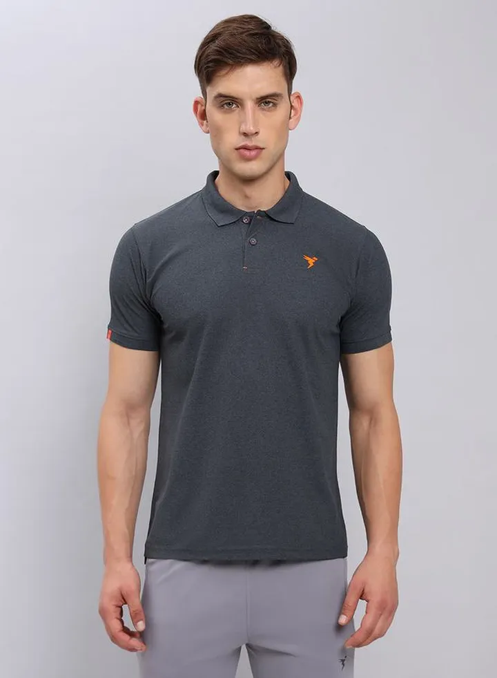 Melange Pique Regular Fit Polo