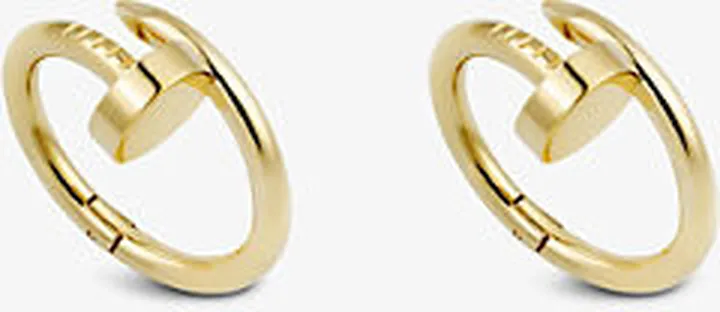 Mens Yellow Gold Juste un Clou 18ct Yellow-gold Cufflinks