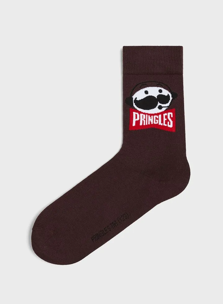 Pringles Print Crew Socks