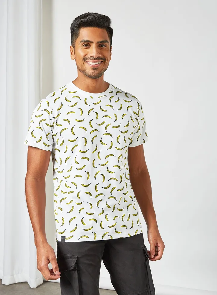 Banana Print T-Shirt