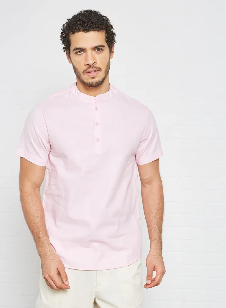 Mandarin Collar Shirt
