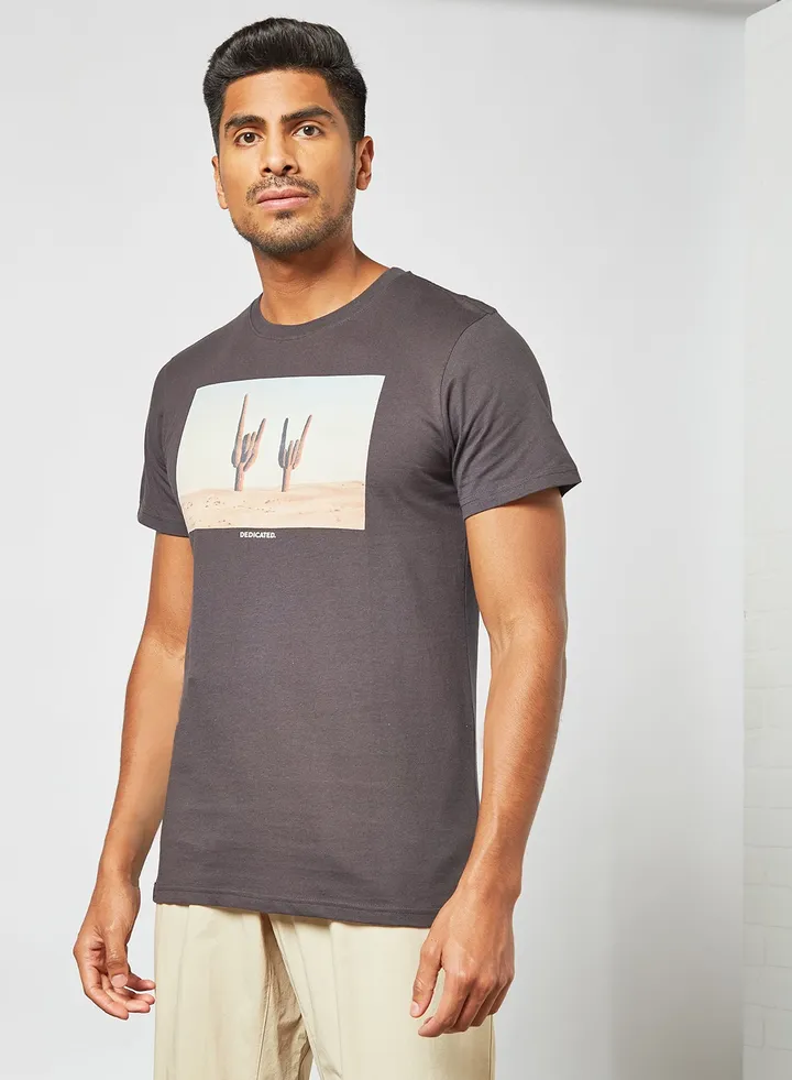 Cactus Print T-Shirt