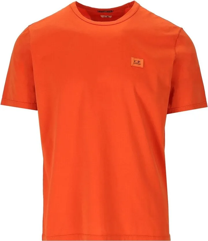 C.P. Company Logo Detailed Crewneck T-Shirt