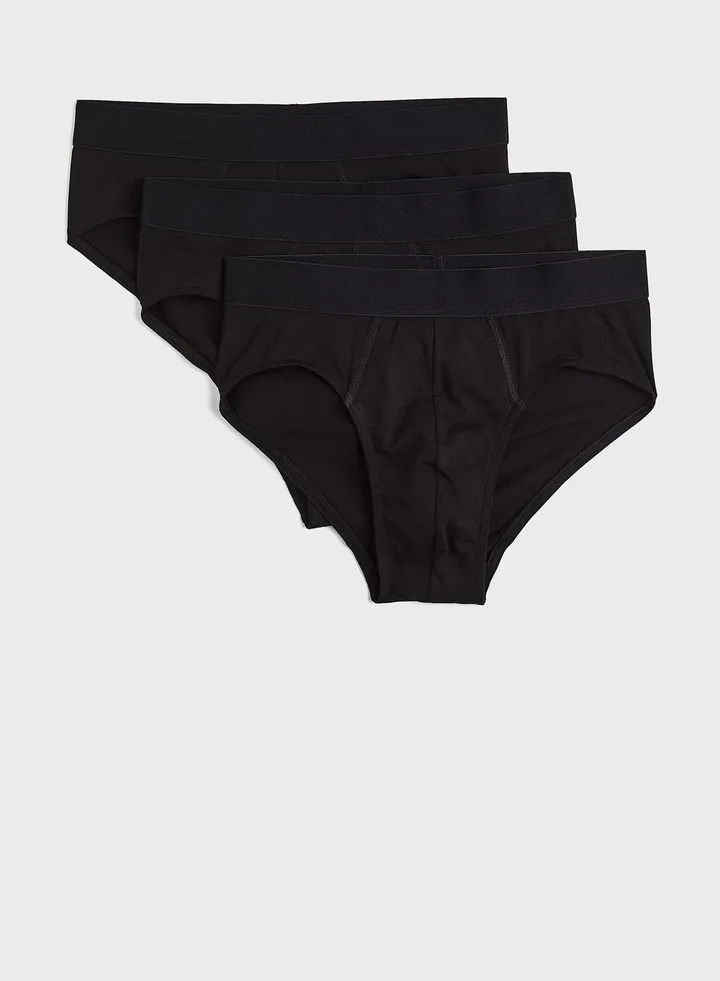 3 Pack High Leg Brief