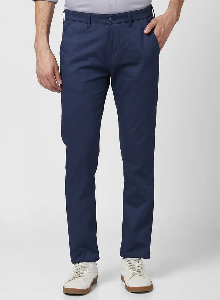 Solid Pocket Detail Pants