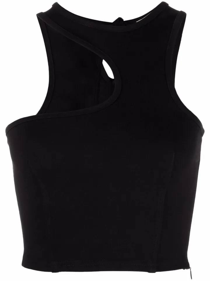 Asymmetric Halterneck Top