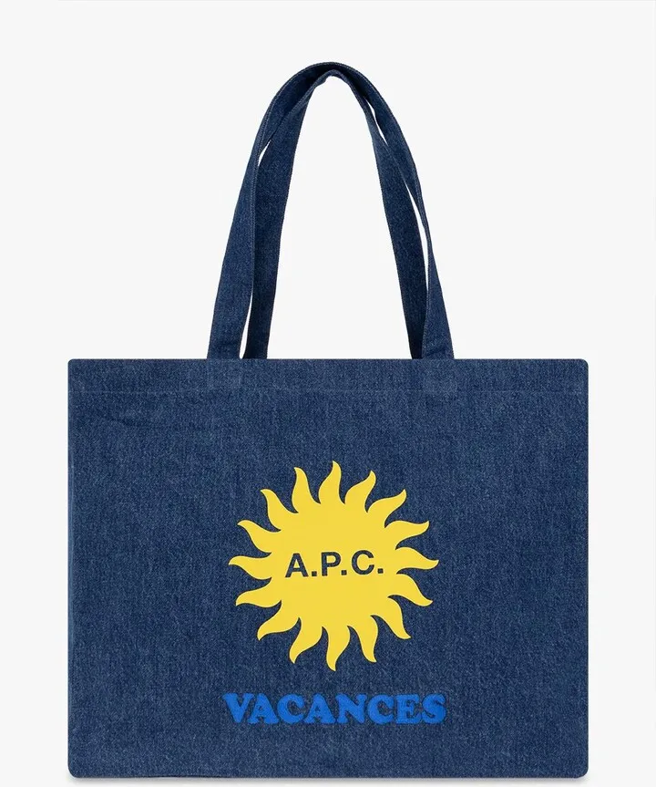 'diane' Denim Shopper Bag