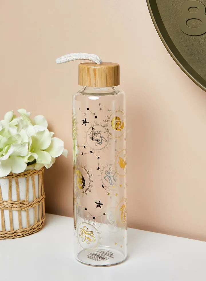 Harry Potter Constellations Glass Water Bottle
