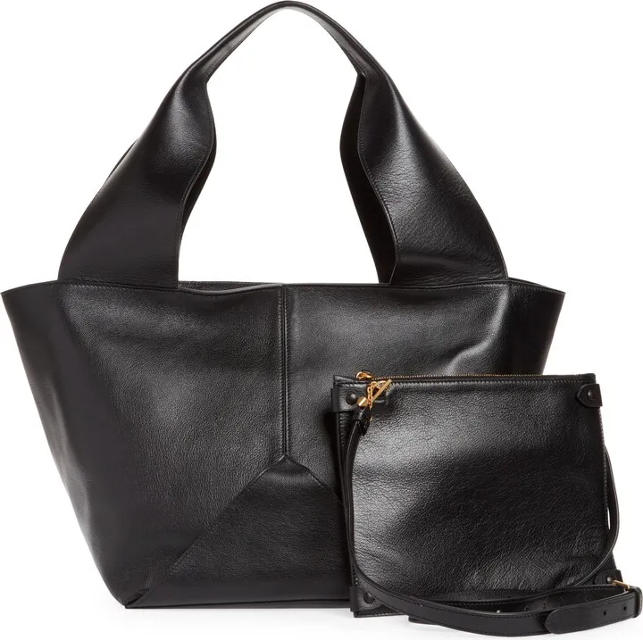 Market Leather Shopper Tote