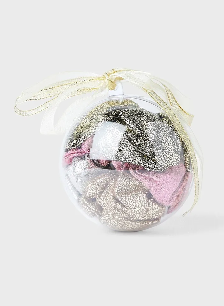 Glitter Scrunchies (Pack Of 4