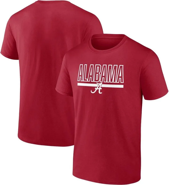 Men's Fanatics Branded Crimson Alabama Crimson Tide Classic Inline Team T-shirt