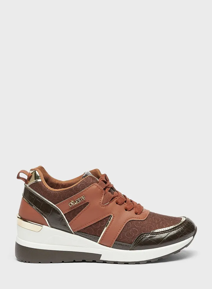 Lace Up Low Top Sneakers