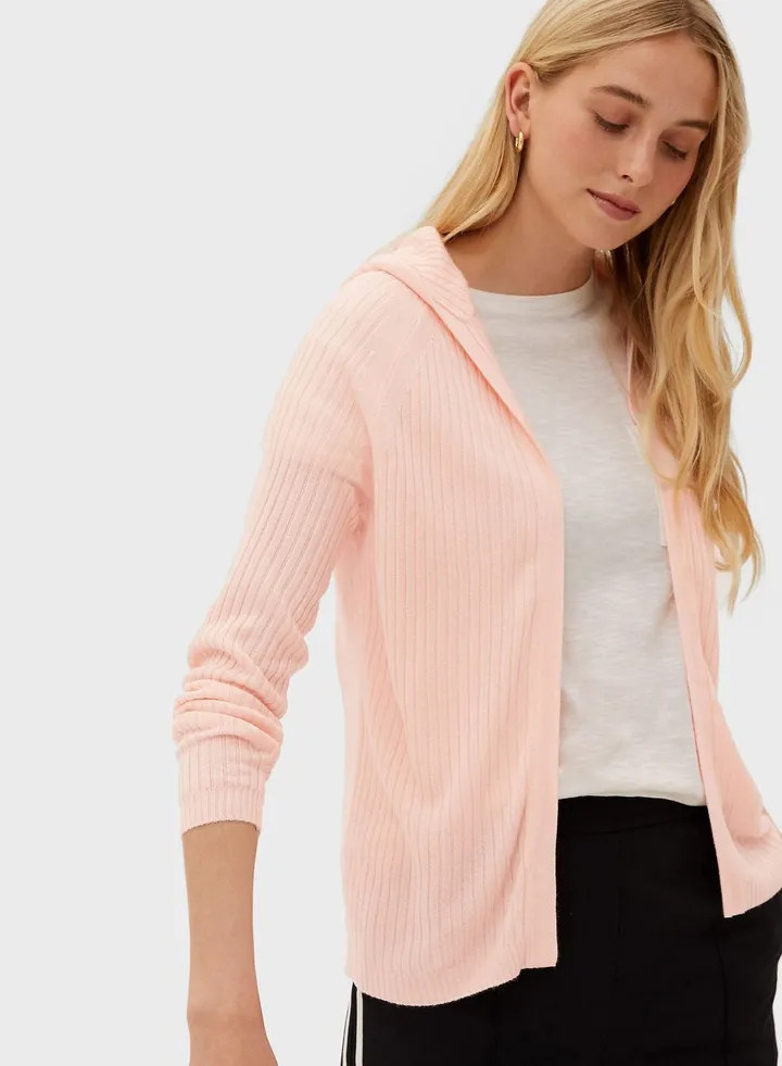 Hooded Knitted Cardigan