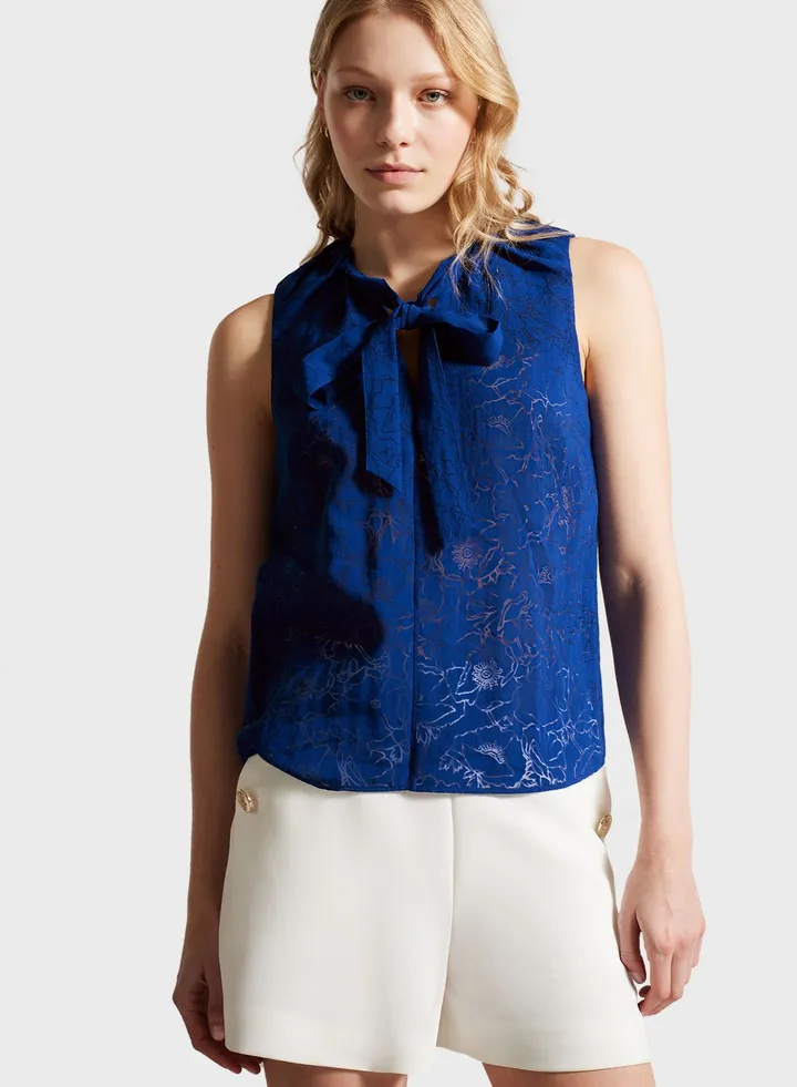 Tie Detail Top