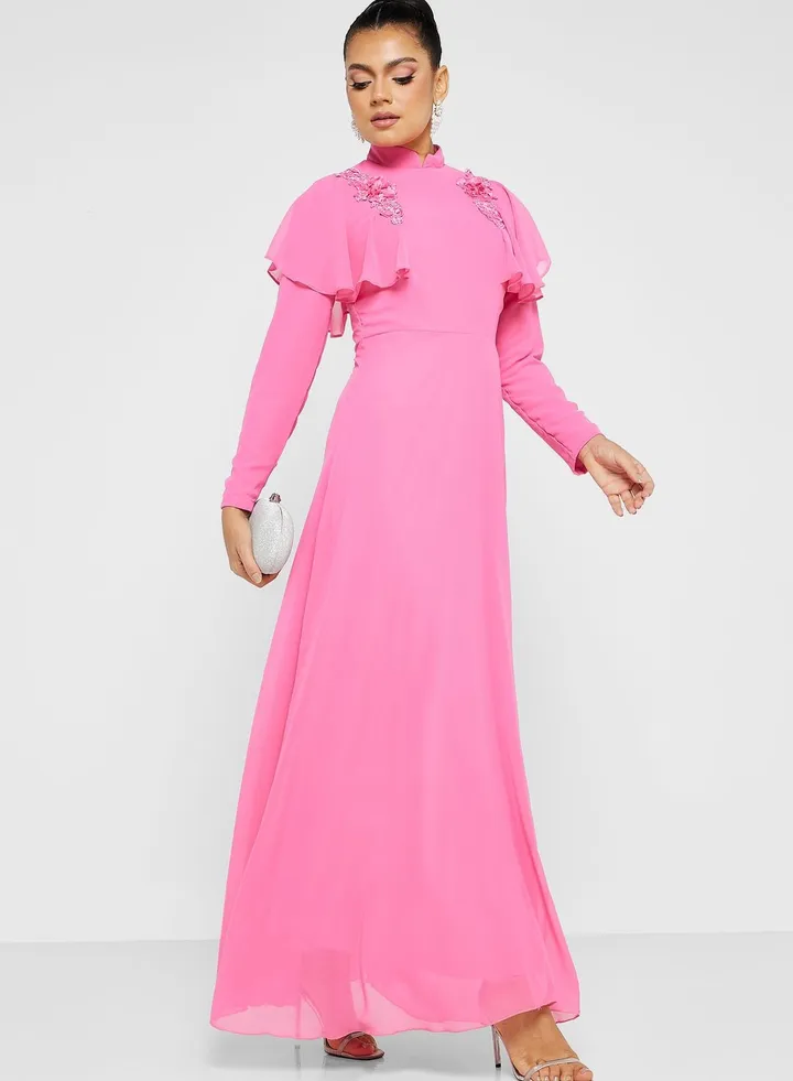 Embroidered Detail Dress