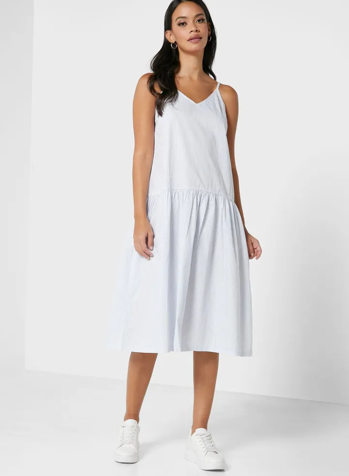 Tiered Midi Dress