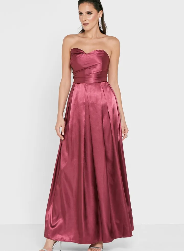 Off Shoulder Detail Gown