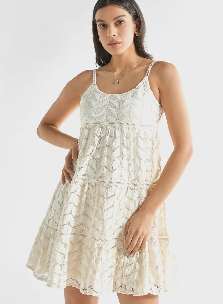 Tiered Knitted Dress
