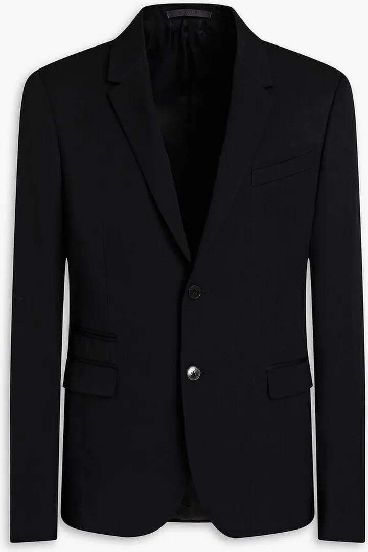 Wool-twill blazer
