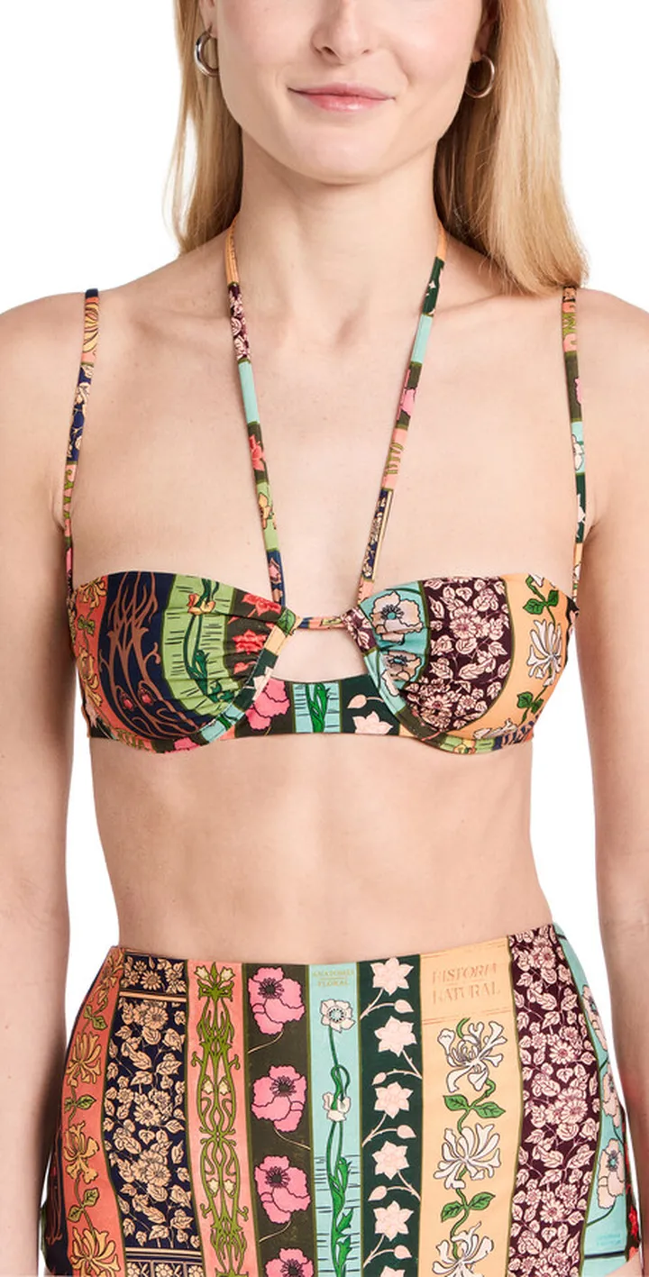 Agua by Agua Bendita Soya Libros Bikini Top