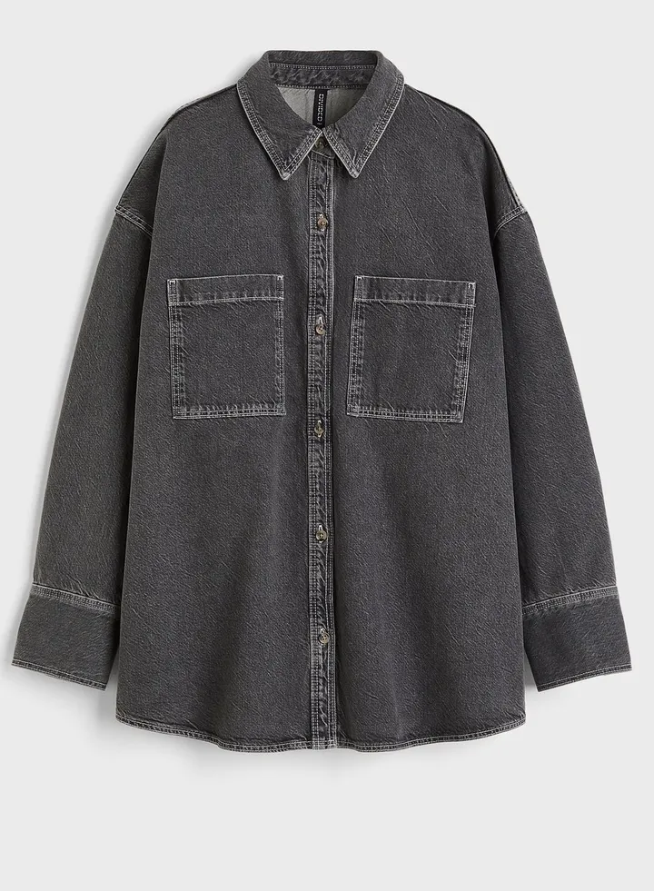 Oversized Denim Shirt