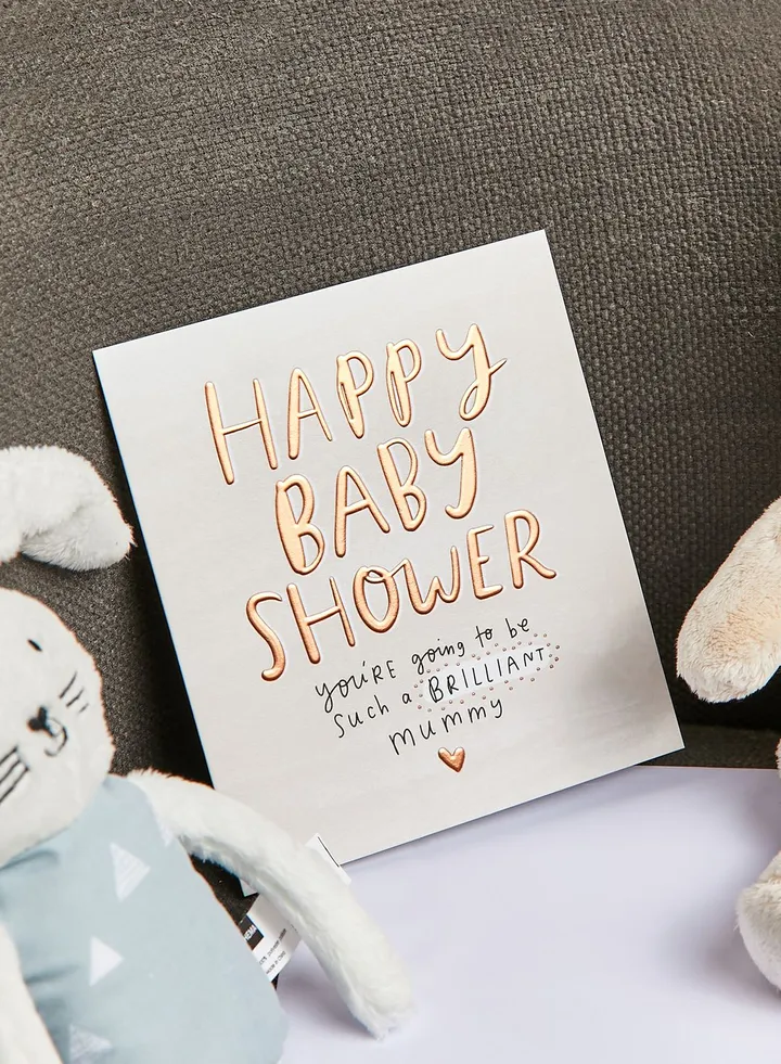 Baby Shower Brilliant Mummy Card