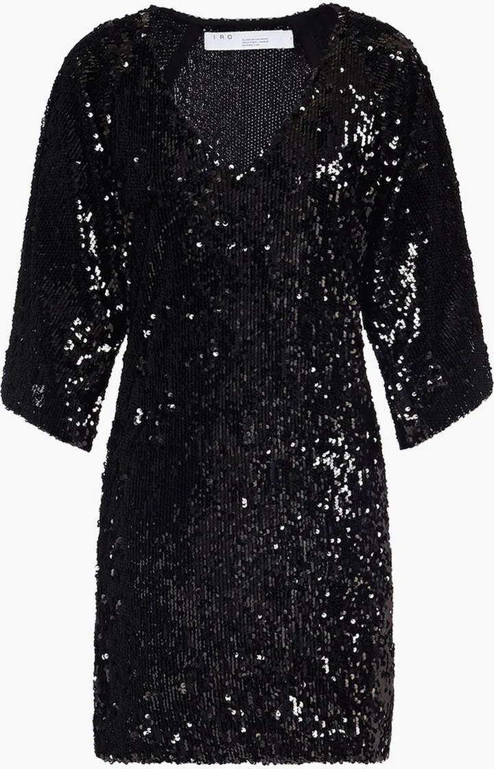Minia sequined tulle mini dress
