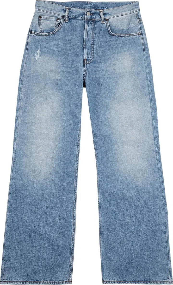 Acne Studios 2021 Distressed Wide-leg Jeans