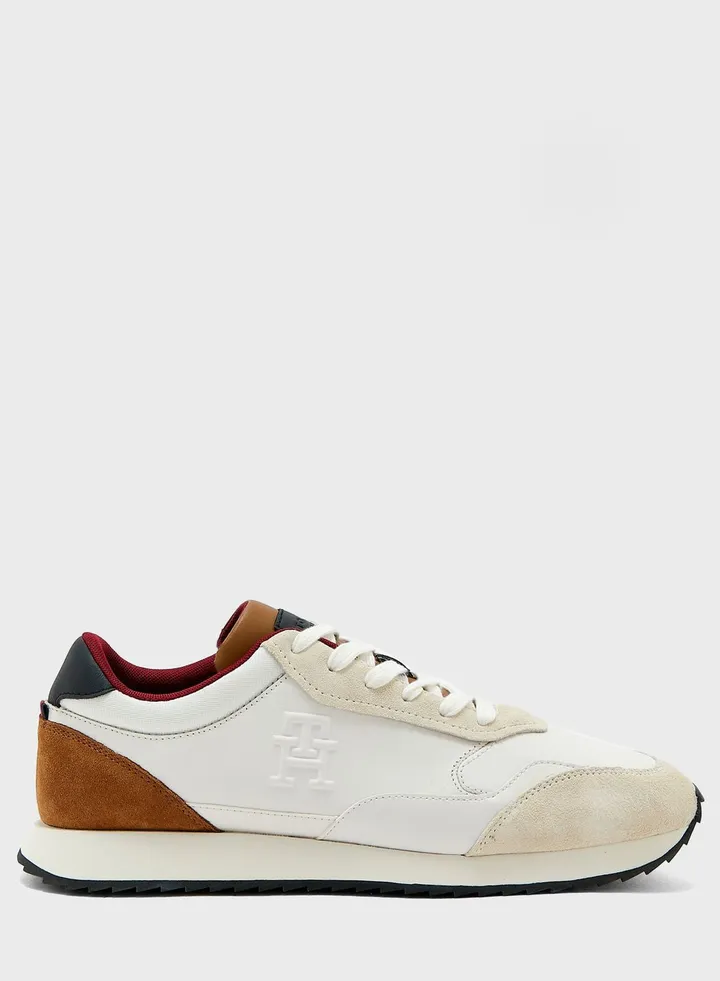 Logo Print Low Top Sneakers