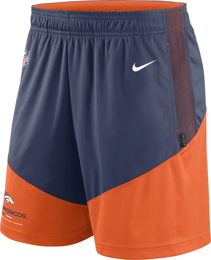 Nike Men's Dri-FIT Primary Lockup (NFL Denver Broncos) Shorts in Blue